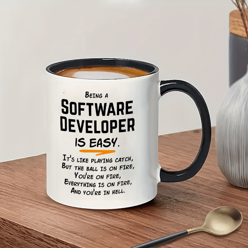 Office Of Tech - كوب سيراميك 11 أونصة بتصميم مبرمج