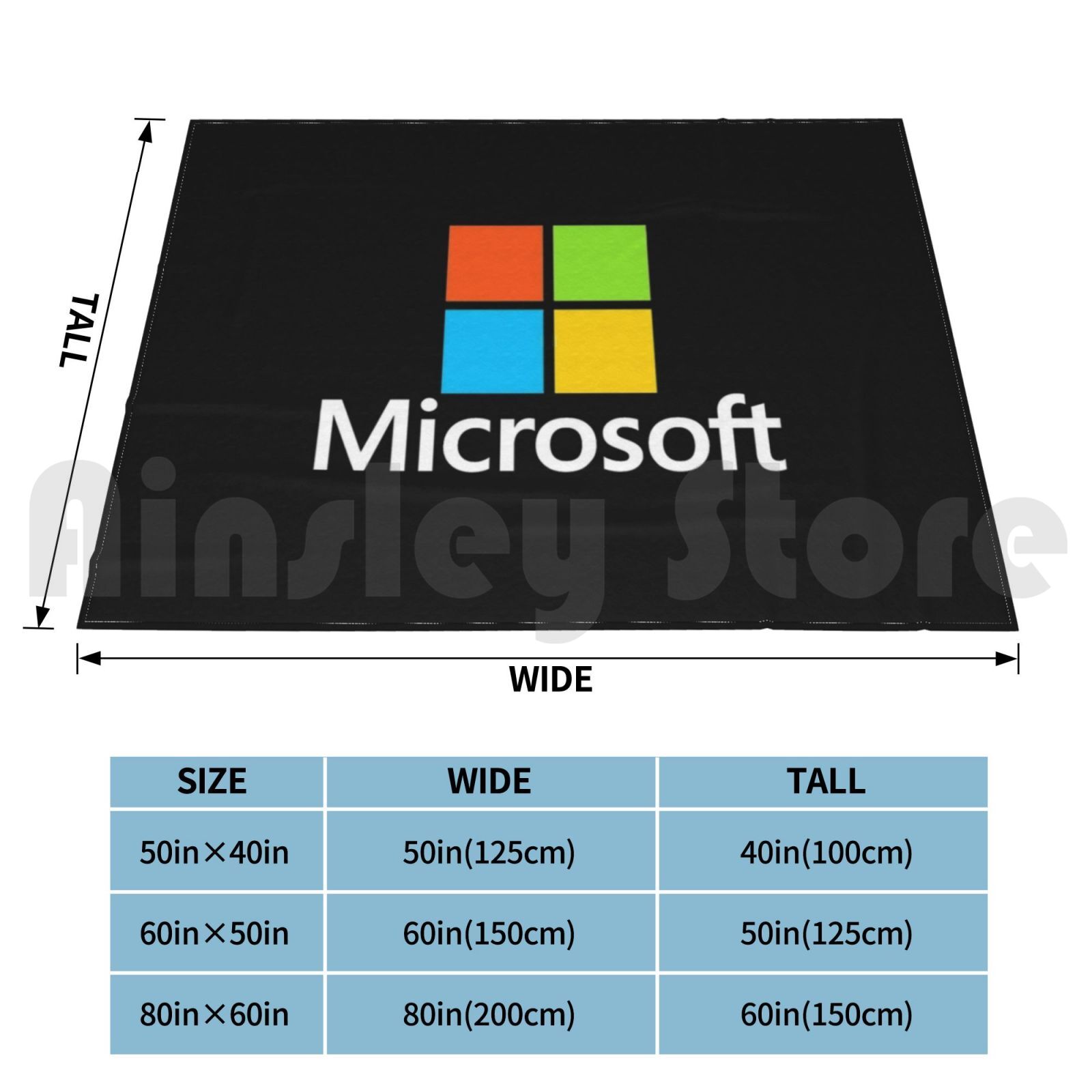 Microsoft Type Blanket Fashion - مراجعة Office Tech Logo وسعره
