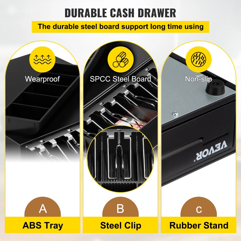 درج آلة تسجيل النقد 16 بوصة 12 - مراجعة Cash Drawer Pos وسعره